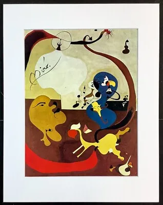 JOAN MIRO - 11x14 Inch Matted Print - FRAME READY - Hand Signed Signature • $180