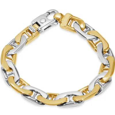 Men's Marine Link 14k Gold (39gram) Or Platinum (62gram) 8.5mm Bracelet 8.5  • $4030
