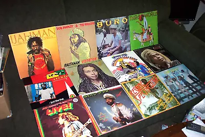 12 Ct Reggae Lp Lot Jimmy Cliff Bob Marley Toots & The Maytals Ijahman Buro • $12