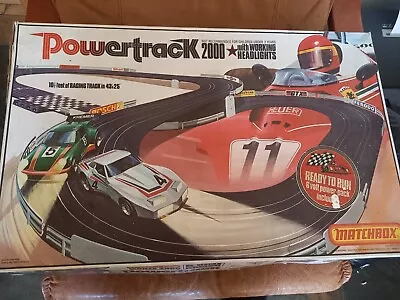 Vintage MATCHBOX POWERTRACK 2000  Car Racing Set  • £50