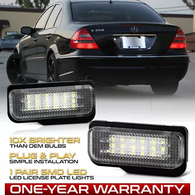 [FULL LED] License Plate Lights Replacement Lamps Pair W211 W219 R171+W203 Wagon • $10.16