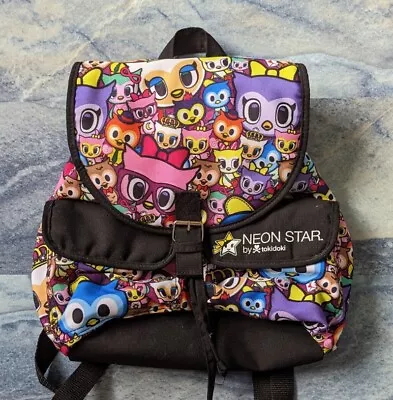 £9.99 • Buy Tokidoki Neon Star Bag Purse Backpack Drawstring Kawaii Cute New Small