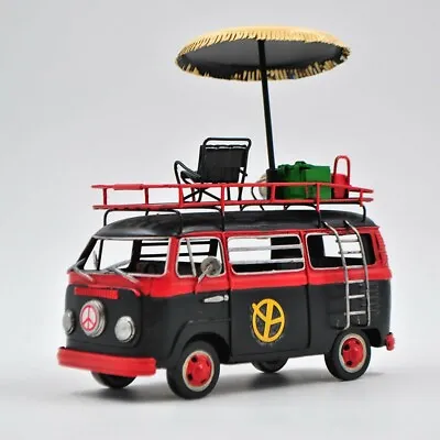 Hand Made Vintage Home Decorative Mini Bus  Lazy Afternoon  Classic Artwork Sale • $53.97