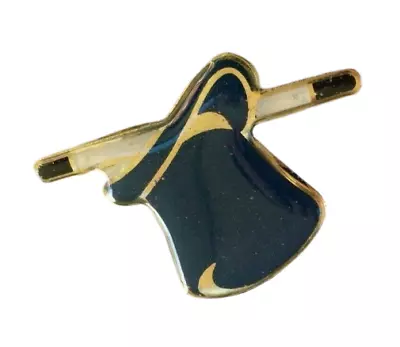 BLUE MAGICIANS LAPEL PIN TOP HAT & MAGIC WAND Jewelry Tie Trick Badge Clown Prop • $10.89