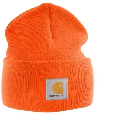 £7 • Buy Carhartt Beanie Hat - Mens - Orange