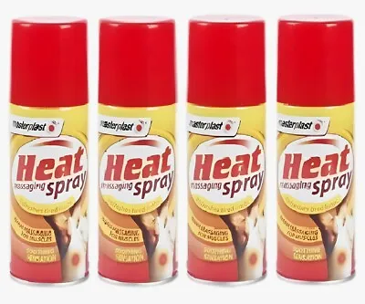 £4.85 • Buy Heat Massaging Spray Deep Muscular Sports Sprain Injury Fast Pain Relief 150 Ml