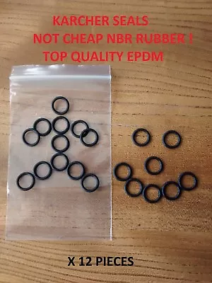 £2.57 • Buy 12 X Karcher Hd Hds Hose Nozzle Jet Lance Spare O-ring Seals  (epdm Top Quality)