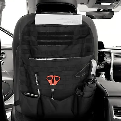 CarTruck Seat Back Organizer Tactical MOLLE Cover Vehicle Panel Storage Bag New • $15.99