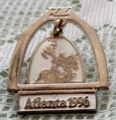 1996 Atlanta Olympic Bid Pin Equestrian Dangle 1 • $4