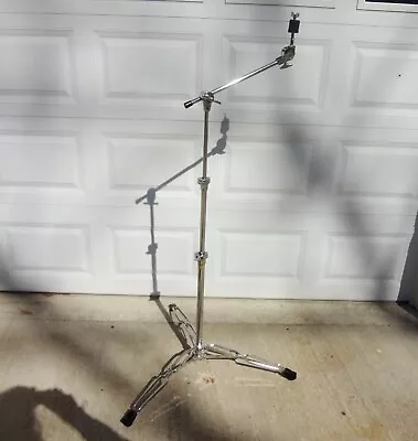 Vintage Pearl Telescopic Heavy Duty Boom CYMBAL STAND 1970's 1980's • $34.99