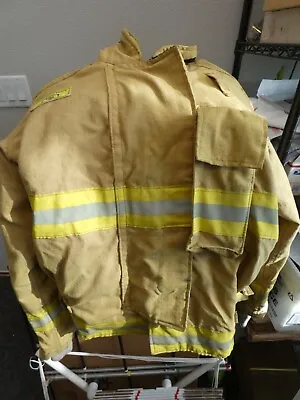 Firefighter Turnout  Bunker Coat Jacket Size 38 27 33 Morning Pride • $187.01