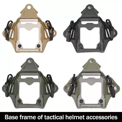 Tactical NVG Shroud Mount Aluminum For MICH ACH FAST PASGT M88 Helmet Head Gear • £8.39