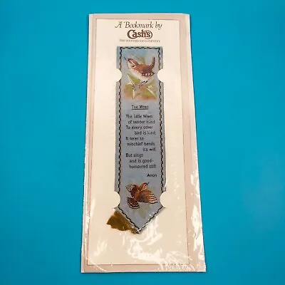£24.95 • Buy Cash's Weavers Of Coventry 'The Wren' Woven Bookmark - Sealed
