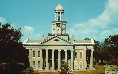 Postcard MS Vicksburg Old Warren County Courthouse Chrome Vintage PC H893 • $2