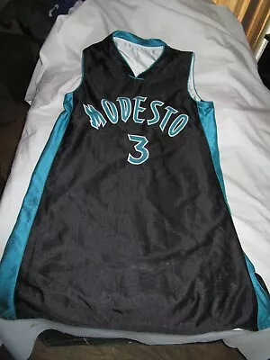 Modesto Ladies Basketball Reversable Jersey Sims #3 Sz L In Excellent Shape Pro  • $7.50