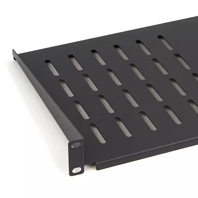 Vented Fixed Cantilever Shelf Black For 19 Inch Data Cabinet Rack 250mm/350mm • £20.69