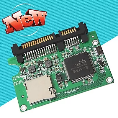 Micro SD TF Card To 22pin SATA Adapter Card 2.5in HDD Enclosure TF Cards To SATA • $13.29