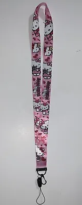 Sanrio Hello Kitty Pink Lanyard Keychain Neck Strap • $5.09