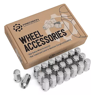 23pc Chrome Bulge XL Long Lug Nuts | 1/2  Thread For Jeep W/ Spare | Closed End • $19.85