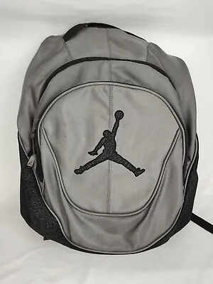 Nike Air Jordan Jumpman Classic Black Gray 13  Wide Laptop Backpack • $19