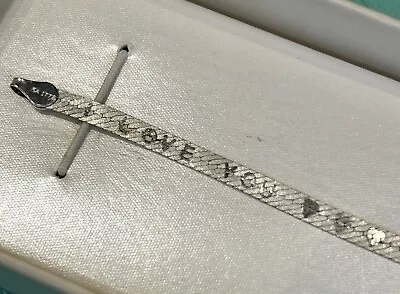 ' I LOVE YOU ' Vintage 925 Sterling Silver Bracelet Marked 'ITALY 925' 7” • $18