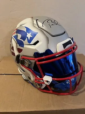 Tom Brady Signed Patriots Custom TB12 Speedflex Helmet W/ Visor Fanatics • $4500