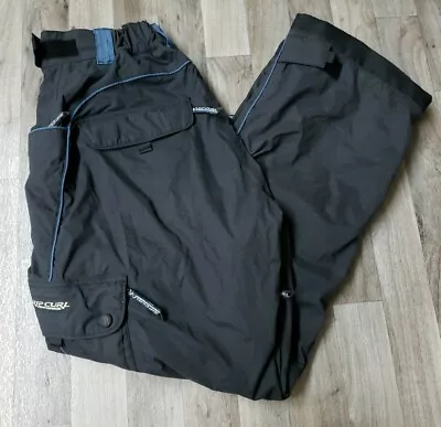 Rip Curl Rider 2000 Snow Pants Mens Blue Ski Pants Snowboarding Pants Size M • $40.33