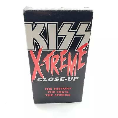KISS X-Treme Close-Up The History The Facts The Stories VHS Tape 1992 PolyGram • $7.99