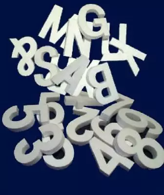 $17.89 • Buy Economy Foam Letters 1  Thick Unpainted For Signs And Concrete Casting
