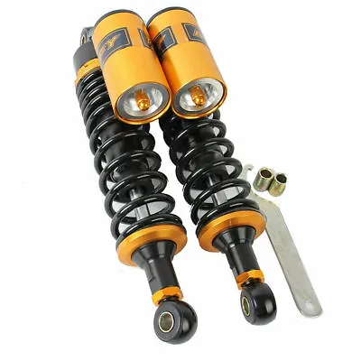 12.5'' Motorcycle Chrome Rear Shocks Absorbers Fit For Harley Sportster 883 1200 • $94.97