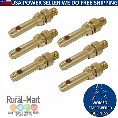 6 Pk Tractor Hitch Pin  5-1/2-Inch Cat 1 Replaces Speeco S07020800 • $34.19