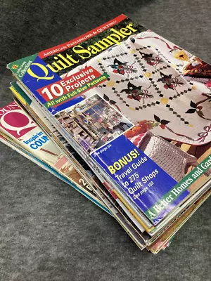 Quilting Themed Magazines. Multiple Lots  Various Titles. High Quality. • $17.06