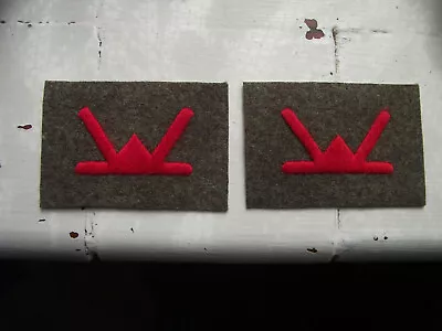 £9.99 • Buy 53rd Welsh Division Formation Patches Pair,  British Army Patchs New