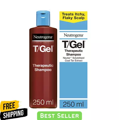Neutrogena T/Gel Therapeutic Shampoo Treatment For Itchy Scalp And Dandruff UK • £9.95