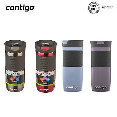 $30.99 • Buy New Contigo Byron Snapseal Travel Mug 473ml Coffee Flask BPA Free Thermos Save