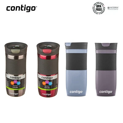 $35.99 • Buy New Contigo Byron Snapseal Travel Mug 473ml Coffee Flask BPA Free Thermos Save