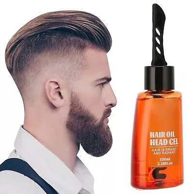 Men's Hair Styling Gel W/ Comb Long Lasting Hair Wax Gel Hair Salon Styling Gel • $19.60