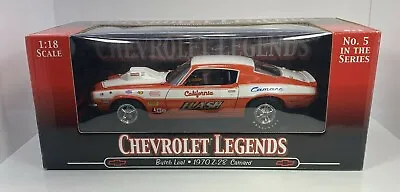 1/18 Ertl Chevrolet Legends Butch Leal  California Flash  1970 Chevy Camaro Z-28 • $150