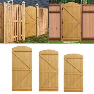 Privacy Wooden Garden Gate Pedestrian Fence Gate Porch Decorative Fence Panel • £105.95