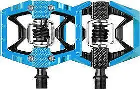 Crank Brothers Double Shot Clipless Platform Mountain Bike Pedals Light Blue • $60.71