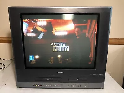 $399.99 • Buy Toshiba MW24H63 24  CRT TV VCR DVD Combo VHS Retro Gaming Flat Screen DivX HD