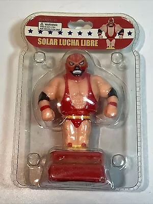 Solar Power Dancing Toy Lucha Libre Mexican Wrestler Nacho Muscle • $9.99