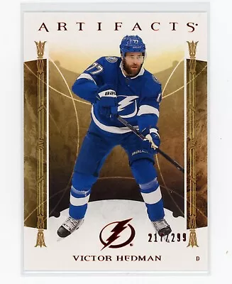 2022-23 Artifacts Copper 114 Victor Hedman #217/299 • $3.68