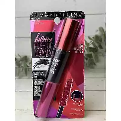 The Falsies Push Up Drama Mascara Maybelline 305 VERY BLACK New Sealed Free Ship • $11.75