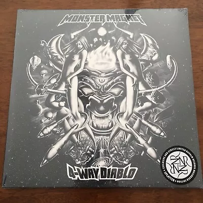 Monster Magnet 4-Way Diablo (White With Gold/Black Splatter) Vinyl LP Brand New! • $55