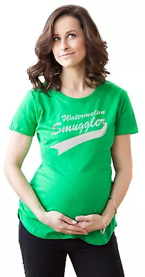 Maternity Watermelon Smuggler Shirt Funny Pregnancy T Shirts Announcement Ideas • $9.50