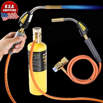 MAPP MAP-pro Propane Self-Igniting Gas Welding Turbo Burner Torch With 5' Hose • $38