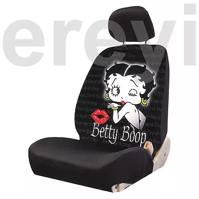 $39.99 • Buy 1 BETTY BOOP BLOW A KISS CAR SEAT COVER WITH HEADREST Classic Flirty Sexy Girl