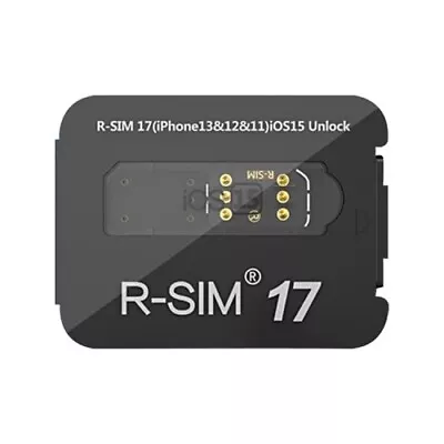 R-SIM 17 Turns Locked Into Unlocked IOS15 System Universal 5G Unlocking Card • $17.89