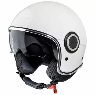 PIAGGIO 605917MS Approved Helmet Vespa VJ1 S 55-56CM White With Visor Grp 950 • $278.61